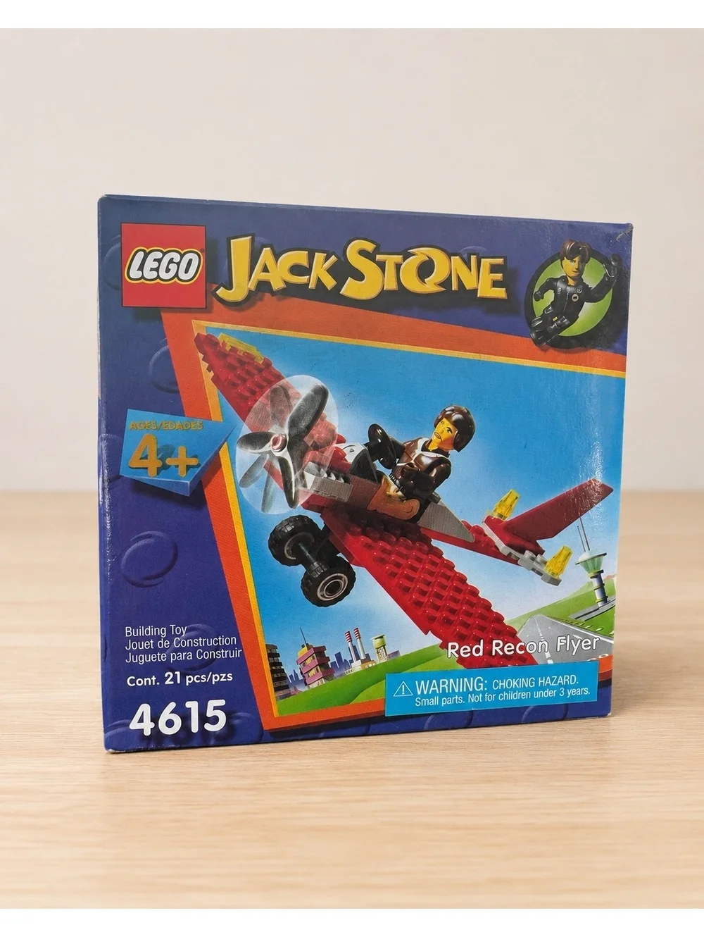 LEGO Jack Stone Red Recon Flyer Set #4615 Vintage 2002